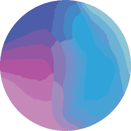 colorful blurry circle spinning in the background